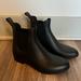 J. Crew Shoes | Jcrew Chelsea Rain Booties, Size 7 | Color: Black | Size: 7