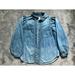 American Eagle Outfitters Tops | Ae Balloon Sleeve Denim Shirt | Color: Blue | Size: S