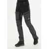 Softshellhose WHISTLER "Kodiak", Damen, Gr. 34, EURO-Größen, schwarz (schwarz, grau), 94% Nylon, 6% Elasthan, mehrfarbig, casual, lang, Hosen, mit praktischen Taschen