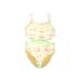 Old Navy One Piece Swimsuit: Yellow Sporting & Activewear - Kids Girl's Size 14