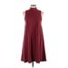 Lululemon Athletica Active Dress - Mini: Burgundy Solid Activewear - Women's Size 10