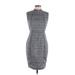 Neiman Marcus Casual Dress - Sheath: Gray Plaid Dresses - Women's Size 10