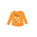 Carter's Long Sleeve T-Shirt: Orange Tops - Kids Girl's Size 6