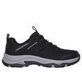 Skechers Women's Relaxed Fit: Trego - Trail Destiny Sneaker | Size 10.0 Wide | Black/Charcoal | Synthetic/Textile