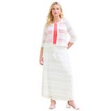 Plus Size Women's Lace Bolero Cardigan by Roaman's in White (Size 30/32)