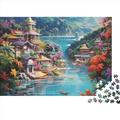 Jigsaw 1000 Pieces Holiday Bay Puzzle Jigsaw Adults Adolescent Wooden Puzzles Difficulty Jigsaw Jigsaw Educational Game Toy Family Decoration 1000pcs (75x50cm)