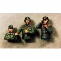 1/35 WWII German Tank Soldier Resin Bust Model Kit Unpainted and Unassembled Miniature Resin Model Parts (3 Persons) // E5D3a-2