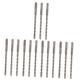 UKCOCO 15 Pcs Concrete Drill Porcelain Drill Bit Drill Bit for Ceramic Tile Diamond Drill Bit Granite Drill Bit Ceramic Tile Drill Bits The Cross Steel Drill Bit Raw Material Alloy