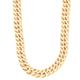 Jollys Jewellers Men's 9Carat Yellow Gold 21.75" Curb Chain/Necklace (3mm Wide)