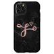 Hülle für iPhone 11 Pro Cute Letter L Initial Monogram Nurse Rose Pink Stethoscope