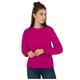 Sweatshirt TRIGEMA "TRIGEMA Dünnes Sweatshirt" Gr. L, pink (magenta) Damen Sweatshirts Sweats