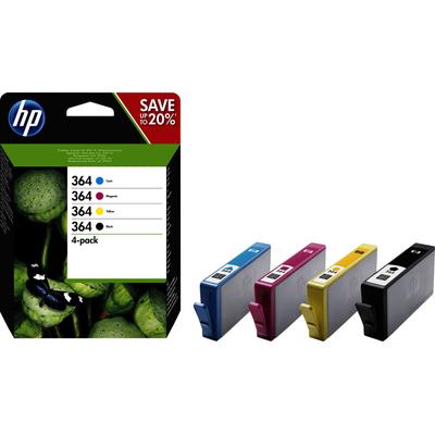 HP Tintenpatrone "364" Tintenpatronen bunt (cyan, gelb, magenta, schwarz) Zubehör Drucker