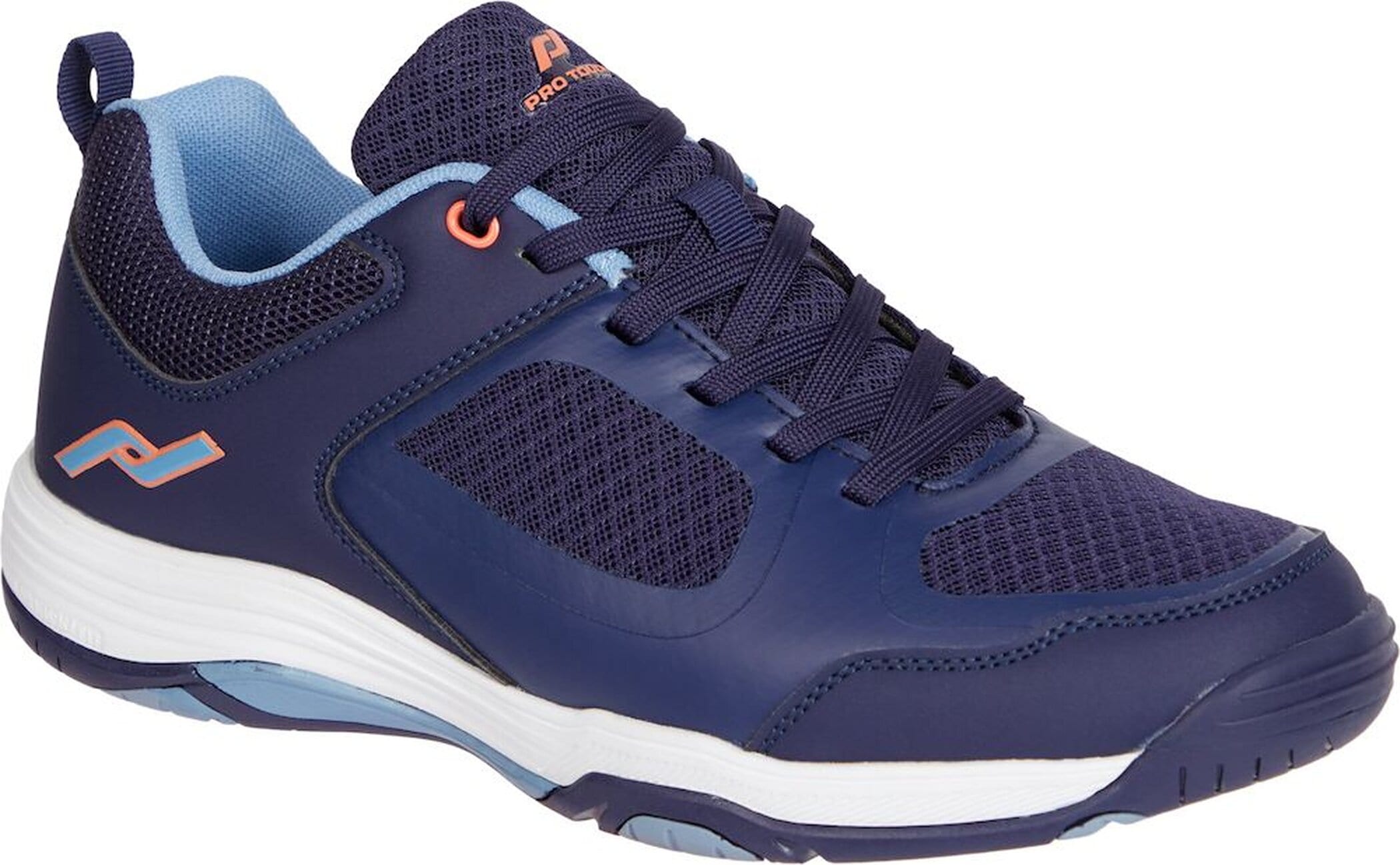 Indoorschuh PRO TOUCH "Rebel IV W", Gr. 41, bunt (blau schwarz, blau, rot l), Synthetik, Textil, mehrfarbig, Schuhe