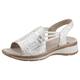 Riemchensandale ARA "HAWAII" Gr. 39, beige (creme metallic) Damen Schuhe Keilsandaletten
