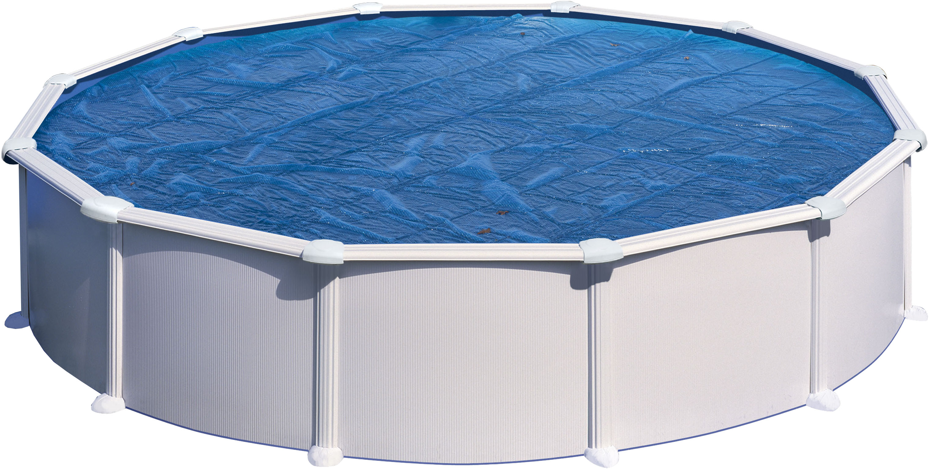 Pool-Abdeckplane GRE "Sommerabdeckplane", blau, B:635cm L:635cm, Polyethylen (PE), Planen, für Stahlwandpools Image