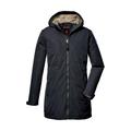 Parka KILLTEC "KOS 359 GRLS PRK" Gr. 128, blau (navy) Kinder Jacken Lange