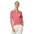 Poloshirt MARC O'POLO "mit Material-Mix-Details" Gr. XXS, rot Damen Shirts Jersey