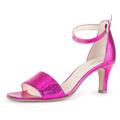 Sandalette GABOR Gr. 37, pink (pink metallic) Damen Schuhe Sandaletten