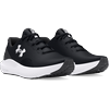 Laufschuh UNDER ARMOUR "UA Charged Surge 4", Gr. 45, schwarz-weiß (schwarz, weiß), Textil, Synthetik, sportlich, Schuhe