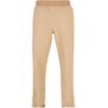 Jogginghose URBAN CLASSICS "Urban Classics Herren Heavy Terry Garment Dye Slit Sweatpants", Herren, Gr. M, US-Größen, beige (unionbeige), 100% Baumwolle, unifarben, normal, Hosen