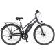 E-Bike FISCHER FAHRRAD "VIATOR 2.0 Damen 557 44" E-Bikes Gr. 44 cm, 28 Zoll (71,12 cm), grau (dunkel anthrazit matt) E-Bikes