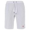 Stoffhose ROCAWEAR "Rocawear Herren Rocawear Coles Shorts", Herren, Gr. S, US-Größen, weiß, 80% Baumwolle, 20% Polyester, gestreift, normal, Hosen