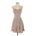 Old Navy Casual Dress - A-Line: Tan Tortoise Dresses - Women's Size X-Small