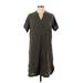 H&M Casual Dress - Shirtdress: Gray Dresses - Women's Size X-Small