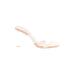 Zara Basic Sandals: Ivory Solid Shoes - Women's Size 39 - Open Toe