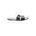 J.Crew Sandals: Black Print Shoes - Women's Size 6 1/2 - Open Toe