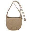 Schultertasche FRITZI AUS PREUSSEN "Jazy02" Gr. B/H/T: 9 cm x 21 cm x 22 cm, beige Damen Taschen