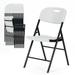 Ukuowu Durable Sturdy Plastic Folding Chair 650lb. Capacity for Events Office Wedding Party Picnic Kitchen Dining