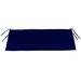 59" x 16" Outdoor Bench Cushion with Ties - 16'' L x 59'' W x 3'' H