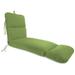 Sunbrella 74" x 22" Outdoor Chaise Lounge Cushion with Ties - 74'' L x 22'' W x 5'' H