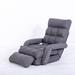 Lazy Sofa Bed, Fold Floor Chair Soft, Sleeper In Home Lounger, Recliner 6-Position Adjustable with Armrests Pillow