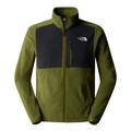 The North Face Fleecejacke "Homesafe Full Zip Fleece" Herren forest olive/tnf black, Gr. L, Polyester, für