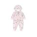 Carter's Long Sleeve Outfit: Pink Floral Motif Bottoms - Kids Girl's Size 6