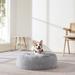 Tucker Murphy Pet™ Anti-Anxiety Calming Dog Cat Round Donut Faux Fur Bed Polyester | 6 H x 20 W x 20 D in | Wayfair