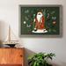 Wexford Home Little St. Nick Collection A Framed On Canvas Print Canvas, Solid Wood in Blue/Gray/Green | 18 H x 26 W x 1.5 D in | Wayfair