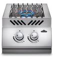 Napoleon Drop-In Range Burner - BI12RTNSS, 12-In, 2-Burners, Built-In 500 Series Stainless Steel in White | 11.4 H x 15.5 W x 24.6 D in | Wayfair