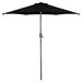 Northlight Seasonal 90" Beach Umbrella w/ Crank Lift Counter Weights Included in Black | 90 H x 90 W x 90 D in | Wayfair NORTHLIGHT HP18844