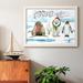 The Holiday Aisle® Arctic Animal Collection A Canvas, Solid Wood in Blue/Red/White | 14 H x 20 W x 1.5 D in | Wayfair