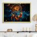 Bungalow Rose Teal & Yellow Nights Embrace Dreamcatcher I On Canvas Print Metal in Blue/Yellow | 24 H x 32 W x 1 D in | Wayfair