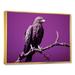 Millwood Pines Purple Eagle S Grace At Branch Domain I Metal in Indigo | 24 H x 32 W x 1 D in | Wayfair E791F0F6B1B54EAEAD827B0015D5EB43