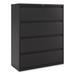 Latitude Run® Carridice 4 Drawer Storage Drawer Metal/Steel in Black/Gray | 52 H x 18 W x 42 D in | Wayfair 049D09E1B12A4DAF89D25DC75516F623