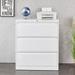 Inbox Zero Marzi 35.43 Wide 3 -Drawer File Cabinet Metal in White | 40.16 H x 35.43 W x 17.72 D in | Wayfair FC5A4D2B10B54B5CBBAEAFA3ADEF1085