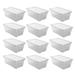 Life Story Stacking Storage Box Bin Container w/ Lid Plastic | 24 Pack | Wayfair 24 x MHSB