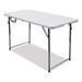 Iceberg Enterprises 48" Rectangular Bi-Fold Table Plastic/Resin in White | 29.1 H x 48 W x 23.6 D in | Wayfair 61243