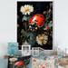 August Grove® Ladybug Floral Nocturne On Canvas Print Canvas, Cotton in Red/Yellow | 20 H x 12 W x 1 D in | Wayfair