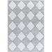 Gray/White 62.99 x 8 x 0.71 in Area Rug - Latitude Run® Jean-Paul DEL-2307 Machine Woven Rug Polyester | 62.99 H x 8 W x 0.71 D in | Wayfair
